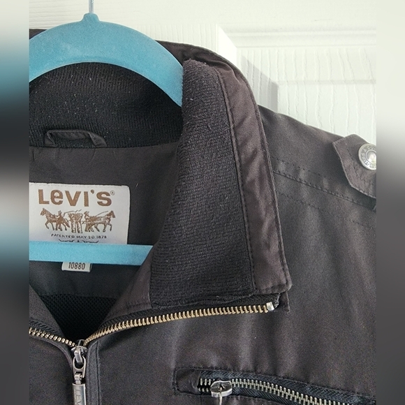 Vintage Y2K Levis Men's Casual Jacket Size XL with walkie talkie pocket - Picture 2 of 14